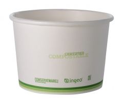 Fineline Settings 42FC16 16 Oz. Conserveware Plastic Lined Food Container