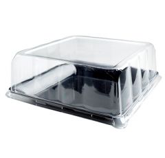 Fineline Settings DDSQ1212.L 12" x 12" Dome Lid for Catering Platter