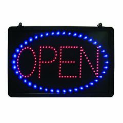 Update International LED-OPEN Lighted 'OPEN' Sign