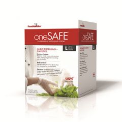 FoodHandler 102-1SF-214 oneSafe Powder-Free Vinyl Gloves - Medium