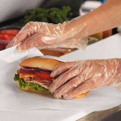 FoodHandler 104-FH92-CP Classic Embossed Elbow-Length Poly Gloves