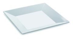 G.E.T. ML-102-W Siciliano White 6" Square Plate