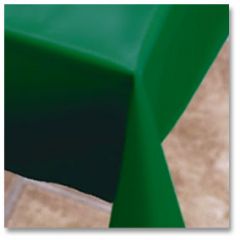 Hoffmaster 112005 54" x 108" Hunter Green Plastic Table Cover