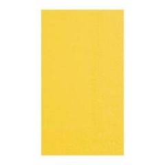 Hoffmaster 180540 Sun Yellow Paper Dinner Napkins - 2 Ply