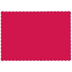 Hoffmaster 310521 Red Recycled Paper Placemat
