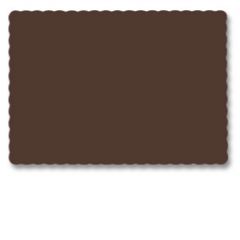 Hoffmaster 310561 Chocolate Recycled Paper Placemat