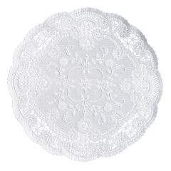 Hoffmaster 500531 5" French Lace Paper Doilies