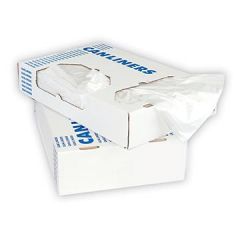 Heritage Bag H6036EW White Extra Heavy Gauge Can Liners - 20-30 Gal