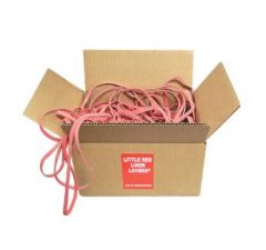 J-Line 100-0915 Rubber Bands for 55 Gallon Can Liners, Red