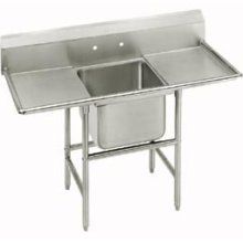 John Boos E1S8-18-12T18-X One Compartment Sink w/18" R&L drainboards
