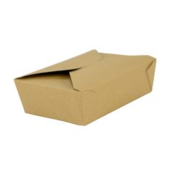 Kari-Out 100360 Eco-Box™ #3 Kraft Takeout Box