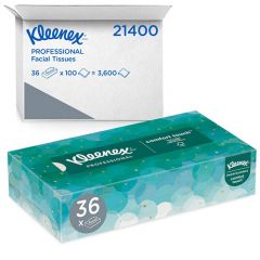 Kimberly-Clark 21400 Kleenex 2 Ply Facial Tissue