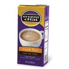 Oregon Chai OC12632 Sugar Free Chai Tea Concentrate - 32 oz.