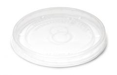 Graphic Packaging LFTFHP-16 Vented Plastic Lid, Fits 6 & 8oz Food Containers