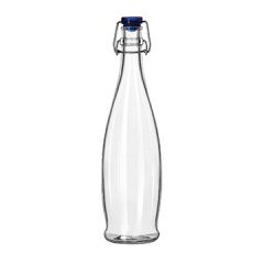 Libbey 13150020 33-7/8 oz Glass Water Bottle w/ Wire Ball Lid