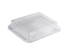 Hoffmaster 760132 EarthWise Clear Dome Lids for 9"x8" Containers