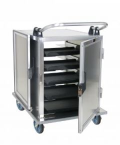 Lockwood CA42-RR6-PT-6PS 12 Tray Pass-Thru Meal Delivery Cart