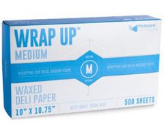 McNarin 105503 Dry Wax Deli Paper 10" x 10-3/4", Box/500