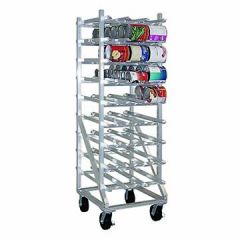 New Age 1250CK Mobile Can Storage Rack - 162 #10 Can Capacity