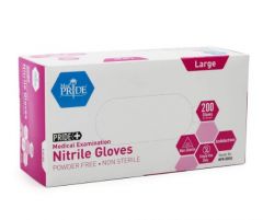 Medpride MPR-50503BLU Powder-Free Nitrile Exam Gloves Box/100, Small