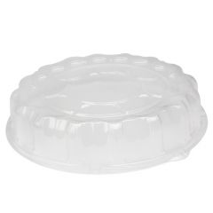 Pactiv P9816Y ClearView Plastic Dome Lid for 16" SmartLock Caterware Trays