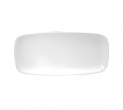 Oneida F9000000347S Buffalo Cream White 10" x 5" Platter