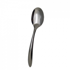 Boelter LUN-03 10" Small Solid Mirror Serving Spoon