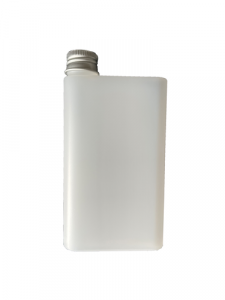 G.E.T. BB-007-STR 7oz Flask Bottle w/ Lid HDPE, Semi-Translucent