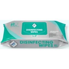 Wipesplus 37701 Surface Disinfectant Wipes, 80ct