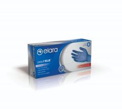 Elara FVP201BL PrepfitBLUE All-Purpose Powder Free Blue Vinyl Glove, Small