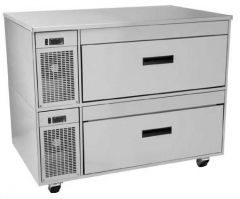Randell FX-2WS FX Series 46" 2-Drawer Refrigerated Prep Table