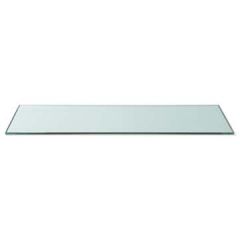 Rosseto GTR20 33.5" x 7.8" Rectangular Clear Tempered Glass Riser Shelf