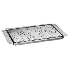 Rosseto SM217 Multi-Chef 23" x 13.25" x 1" S/S Griddle Tray for Food Warmers