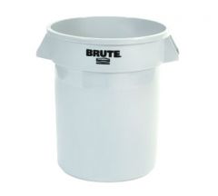 Rubbermaid 20 Gal ProSave Brute Container, White