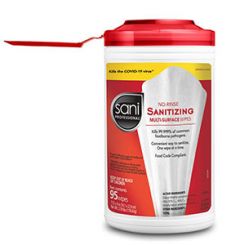 Sani Professional P56784 No-Rinse Surface Sanitation Wipe