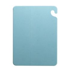 San Jamar CB121812BL Cut-N-Carry Cutting Board, 12" x 18" x 1/2", Blue