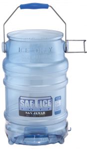 San Jamar SI6000 Saf-T-Ice Tote, 6 gallon