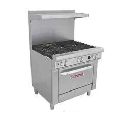 Southbend 4361A  Ultimate Range, Gas, 36", 2 Non-Clog Burners