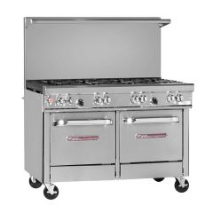 Southbend 448EE-4T  Ultimate Range, Gas, 60", 6 Non-Clog Burners