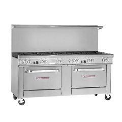 Southbend 4721DD-3TR  72" Gas Range with 36" Thermostatic Griddle and 2 Standard Oven Bases