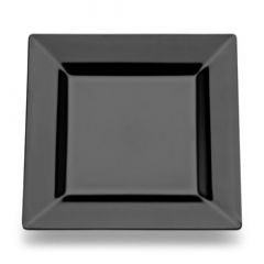 EMI Yoshi EMI-SP6B 6-1/2" Square Black Dessert Plate
