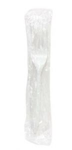 Empress E178020 Wrapped Plastic 5-1/2" Spork, White