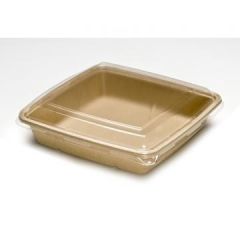Sabert 49148F300N 48 oz. Square Compostable Takeout Container