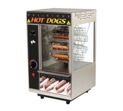 Star 174CBA Broil-O-Dogs 18 Hot Dog Rotisserie - Cradle Wheel