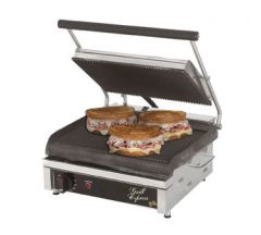 Star GX14IG Grill Express Grooved Sandwich Grill (120V)