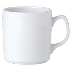 Steelite 11010183 Simplicity White 12 oz Atlantic Mug