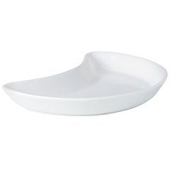 Steelite 11010207 Simplicity White 8" Crescent Salad Plate