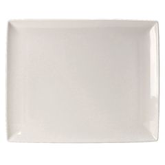 Steelite 11070551 Taste White 13" x 10-3/4" Rectangular Platter
