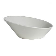 Steelite 11070562 Taste White 24 oz Angled Bowl