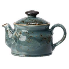 Steelite 11300367 Craft 15 oz Blue Teapot w/ Lid